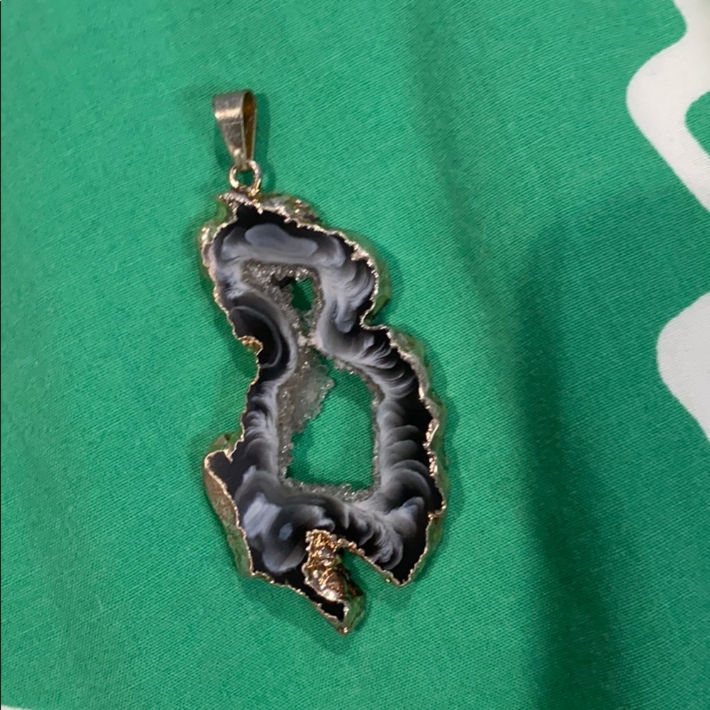 Crystal necklace charm